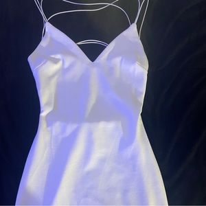 Windsor Julia Formal Lace- Up Back Bodycon Mini Dress